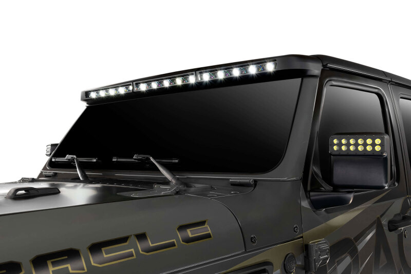 Oracle Jeep Wrangler JL/Gladiator JT Integrated Windshield LED Light Bar System - Image 9