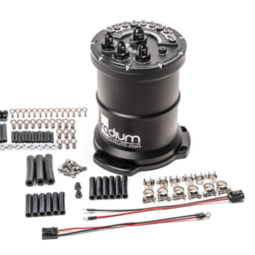 Radium Engineering Multi-Pump Fuel Surge Tank Fits Walbro GSS342 / AEM 50-1200 (Pumps Not Incl.)