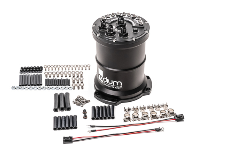 Radium Engineering 20-1440 Multi-Pump Fuel Surge Tank Fits Walbro GSS342 / AEM 50-1200 (Pumps Not Incl.)