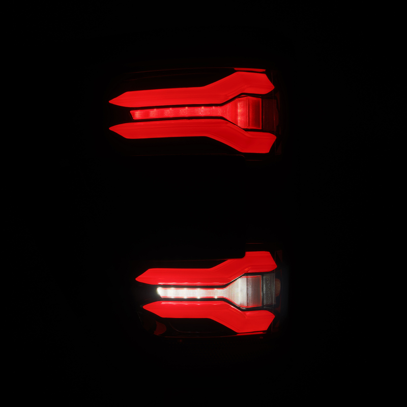 AlphaRex 24-25 Ford F-150 LUXX LED Taillights Blk-Red Activ Light/Seq Signal - Smoked Lens - Image 3