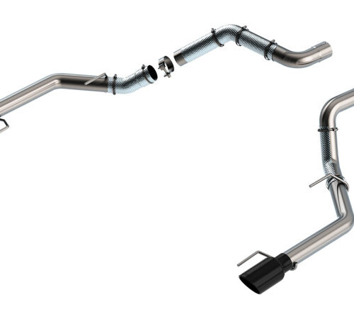 Borla 21-23 Ford Raptor 3in Tail Pipe Kit 4.5in Tip - Black Chrome