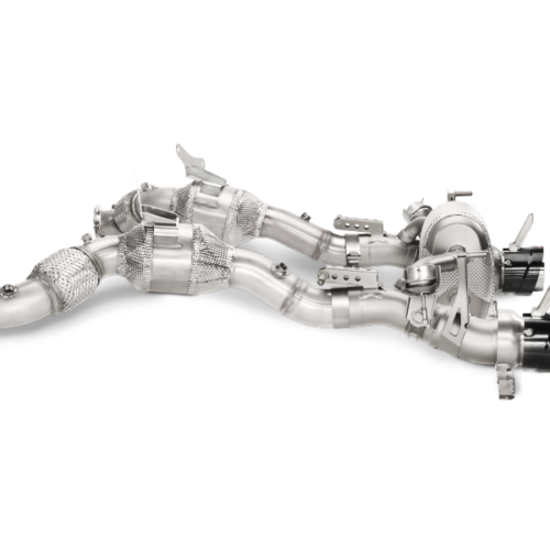 Akrapovic Slip-On Line (Titanium) w/ Carbon Tips for 16-17 Ferrari 488 GTB/488 Spyder - Image 3