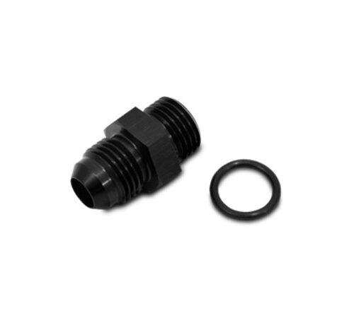 Vibrant -3 Male AN x -6 Male ORB Flare Straight Adapter w/O-Ring