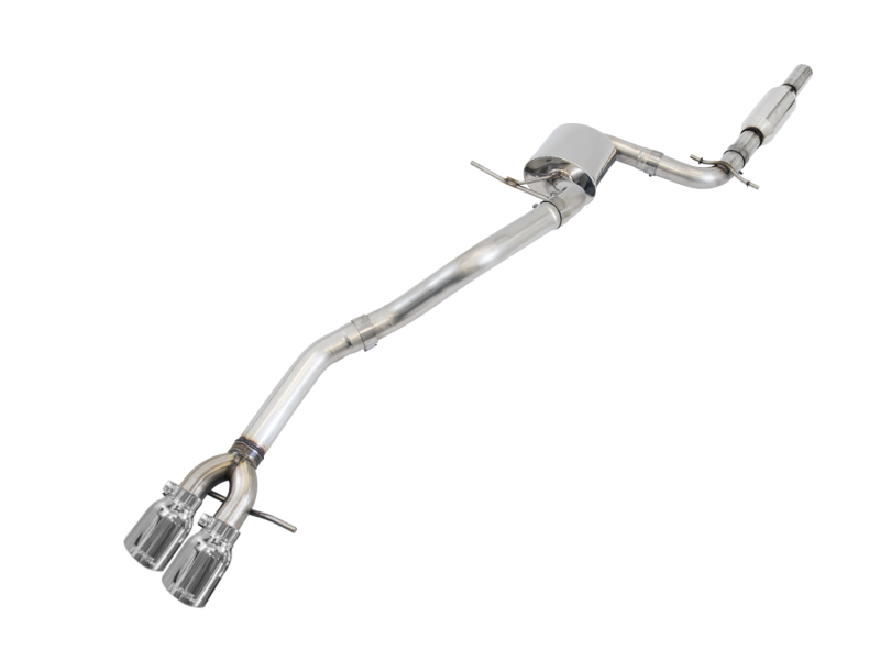 AWE Tuning Track Edition Exhaust - Polished Silver Tips for Mk5 Jetta Mk6 Sportwagen 2.5L