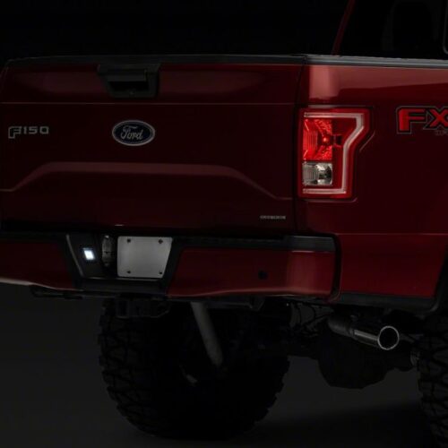 Raxiom for 2007-2014 Ford F-150 Axial Series LED License Plate Lamps- Smoked - Image 7