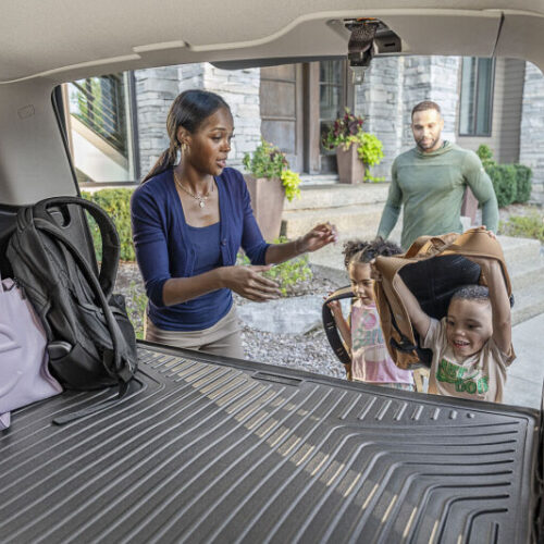 Husky Liners 22-23 Lexus LX600 WeatherBeater Cargo Liner - Black - Image 4