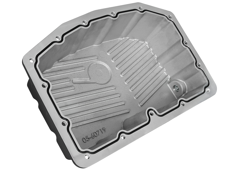 aFe Power Pro Series Engine Oil Pan Black w/Machined Fins; 11-16 Ford Powerstroke V8-6.7L (td) - Image 4