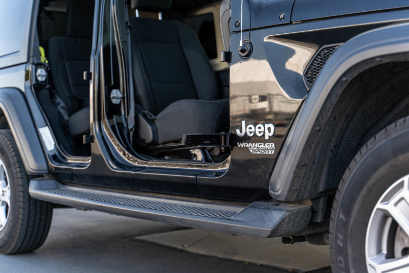 DV8 Offroad 07-23 Jeep Gladiator/Wrangler JT/JK/JL Foot Pegs - Image 6