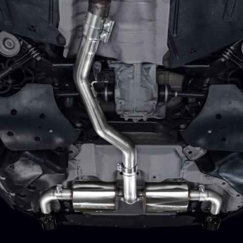 AWE Tuning Axle-Back Exhaust - Diamond Black for AWE 19-23 BMW 330i / 21-23 BMW 430i Base G2X Touring (Excl. Conv) - Image 3
