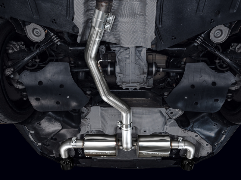 AWE Tuning Axle-Back Exhaust - Diamond Black for AWE 19-23 BMW 330i / 21-23 BMW 430i Base G2X Touring (Excl. Conv) - Image 3