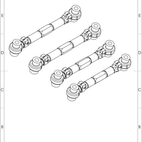 SPL Rear Upper Arm Links for 2006-2013 BMW 3 Series/1 Series (E9X/E8X) - Image 5