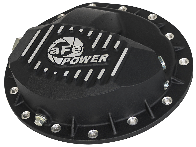 aFe Power Cover Diff Front Machined COV Diff F Dodge Diesel Trucks 03-11 L6-5.9/6.7L Machined - Image 3