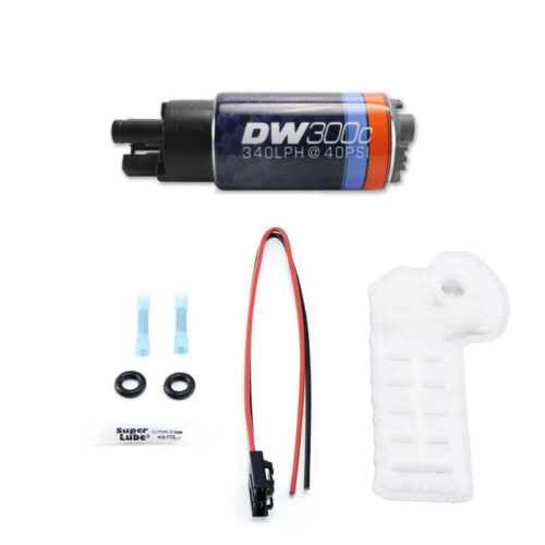 Alternative view of DeatschWerks 340lph DW300C Compact Fuel Pump 17-20 Honda Civic Type R (w/o Mounting Clips)