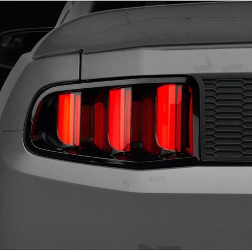 Alternative view of Raxiom for 2010-2012 Ford Mustang Vector V2 LED Tail Lights - Gloss Black Housing (Clear Lens)