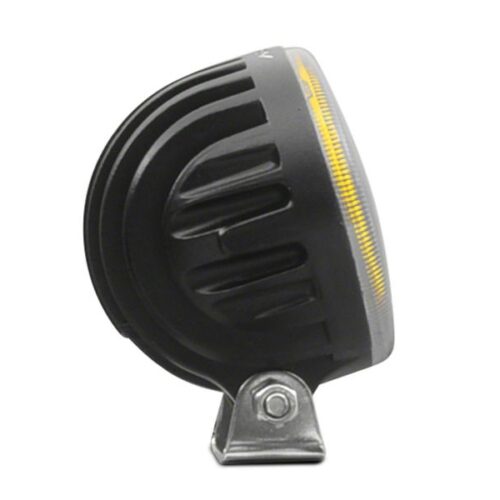 Raxiom Axial 3-In 4-LED Yellow Beam Round Light Flood Beam Universal (Some Adaptation Required) - Image 4