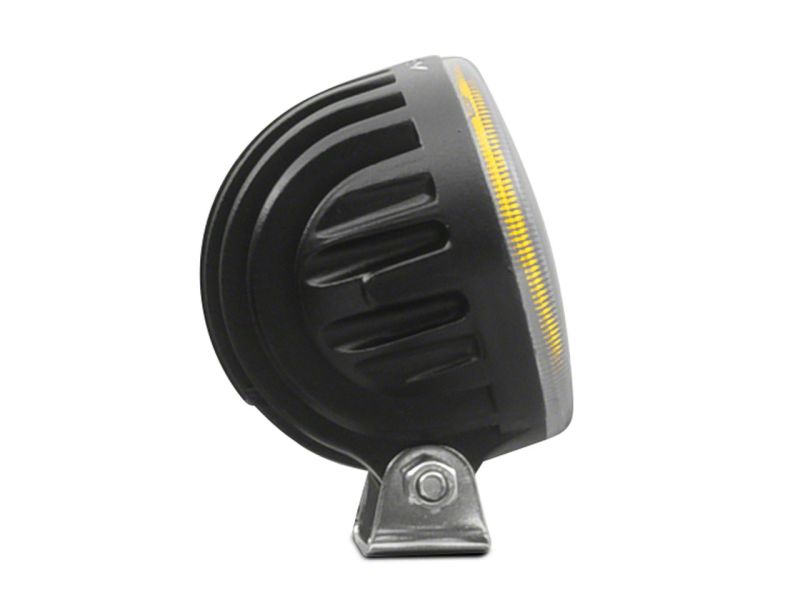 Raxiom Axial 3-In 4-LED Yellow Beam Round Light Flood Beam Universal (Some Adaptation Required) - Image 4