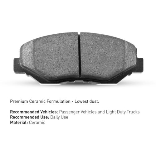 R1 84-87 Chevrolet Corvette Rear R1 Ceramic Brake Pads - Image 2