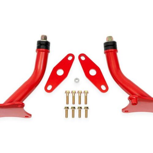 BMR 16-24 Chevrolet Camaro (6th Gen) Motor Mount Kit w/ Solid Bushings - Red