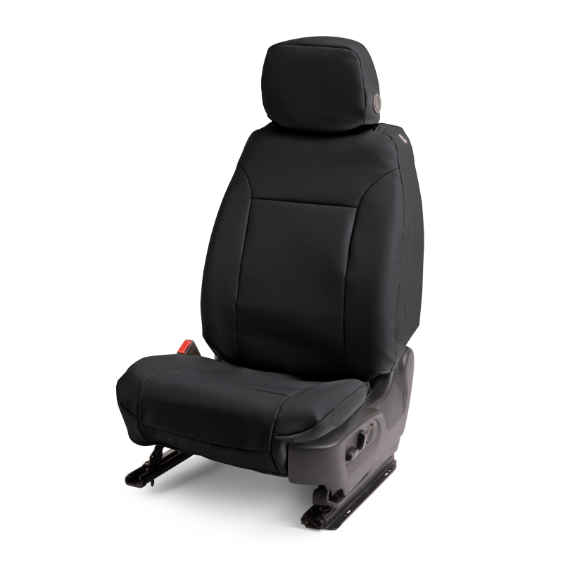 Covercraft 19-24 Chevrolet Silverado Leatherette PrecisionFit Custom Second Row Seat Covers - Black - Image 7