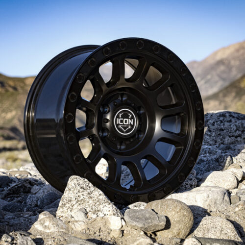 ICON Hulse 17 X 8.5 / 6 X 5.5 / 25mm Offset / 5.75in BS Double Black - Image 2