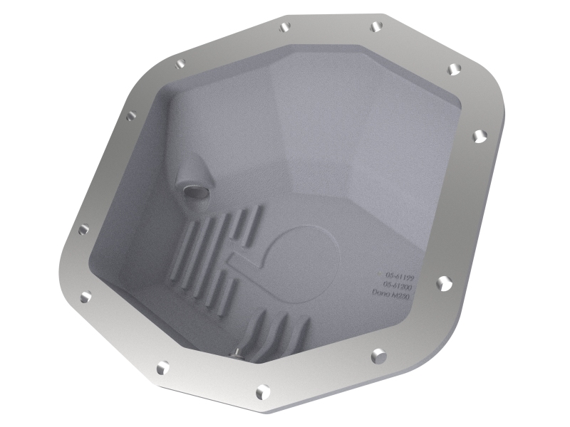 aFe Power 21-22 RAM 1500 TRX HEMI V8 6.2L(sc) Street Series Rear Differential Cover Raw w/ Machined Fins - Image 7