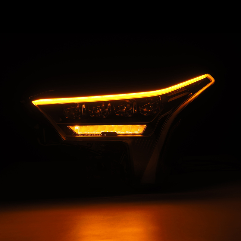 AlphaRex 880872 22-23 Toyota Tundra NOVA-Series Headlights Black w/Amber DRL - Req 810029 OR 810030 - Image 3