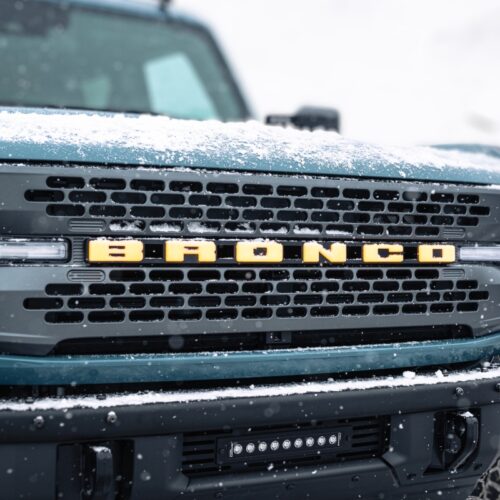 Putco Ford Bronco 21-23 Ford Bronco Emblem (Fits Models w/ Front Camera) - Image 2