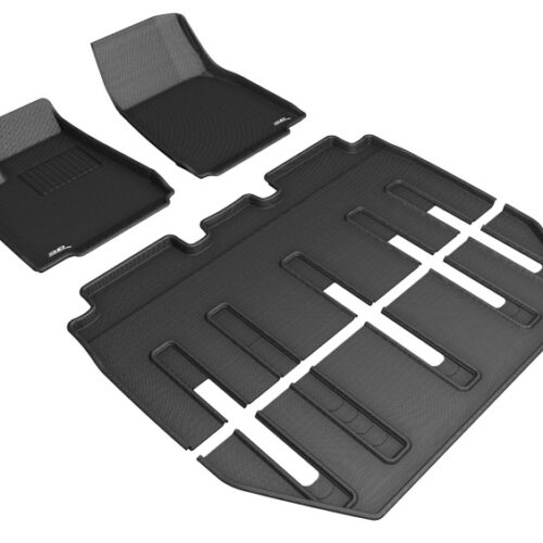 3D MAXpider 17-21 Tesla Model X FOLDING Kagu Black Full Set