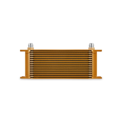 Mishimoto Universal 16-Row Oil Cooler Gold - Image 3