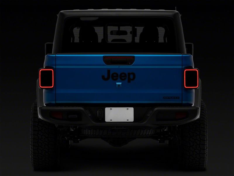 Raxiom for 2020-2023 Jeep Gladiator JT LED Tail Lights- Black Housing (Smoked Lens) - Image 9
