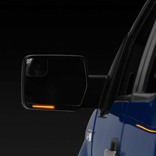 Raxiom for 2004-2014 Ford F-150 Axial Series Sequential Side Mirror LED Turn Signals- Smoked