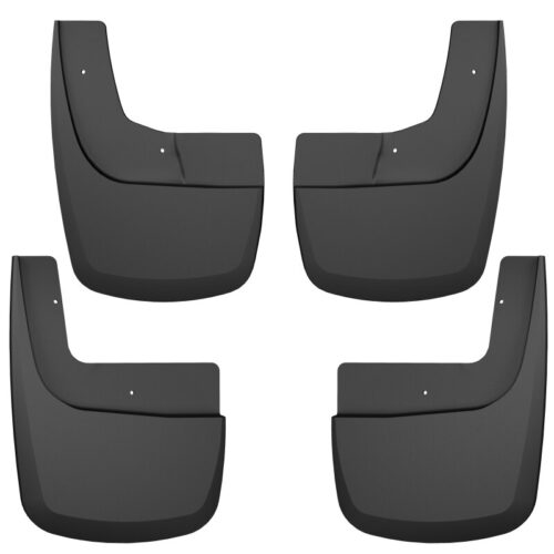 Husky Liners 58536 21-23 Ford F-150 Raptor SuperCrew CC Front & Rear Mud Guards - Black