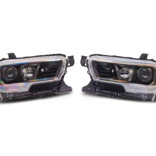 Raxiom for 2016-2023 Toyota Tacoma Axial Series OE Replacement Headlights- Black Housing- Clear Lens - Image 2