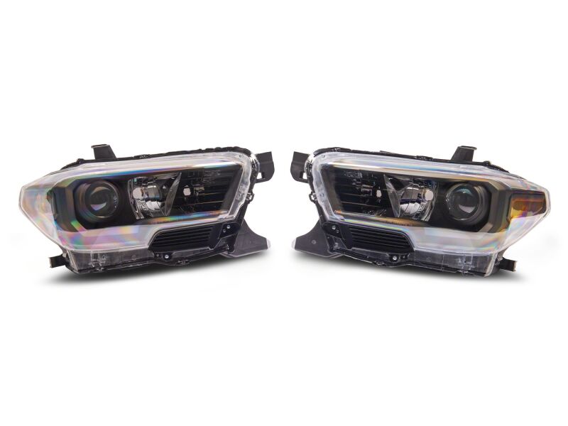 Raxiom for 2016-2023 Toyota Tacoma Axial Series OE Replacement Headlights- Black Housing- Clear Lens - Image 2