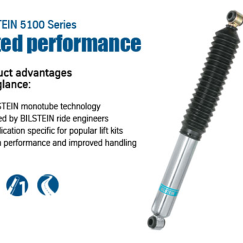 Bilstein 5100 Series for 00-05 Ford Excursion Rear 46mm Monotube Shock Absorber - Image 2