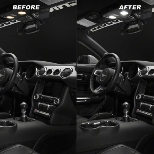 Alternative view of Raxiom for 2015-2023 Ford Mustang Axial Series Stage 2 Map Light LED Conversion Kit