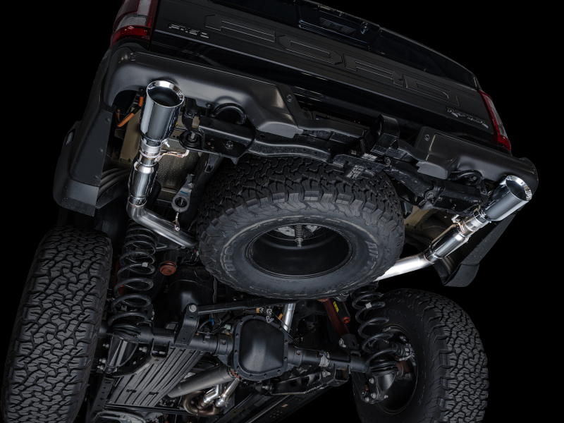 AWE Tuning Gen 3 Raptor SwitchPath Exhaust - Chrome Silver Tips - Image 3