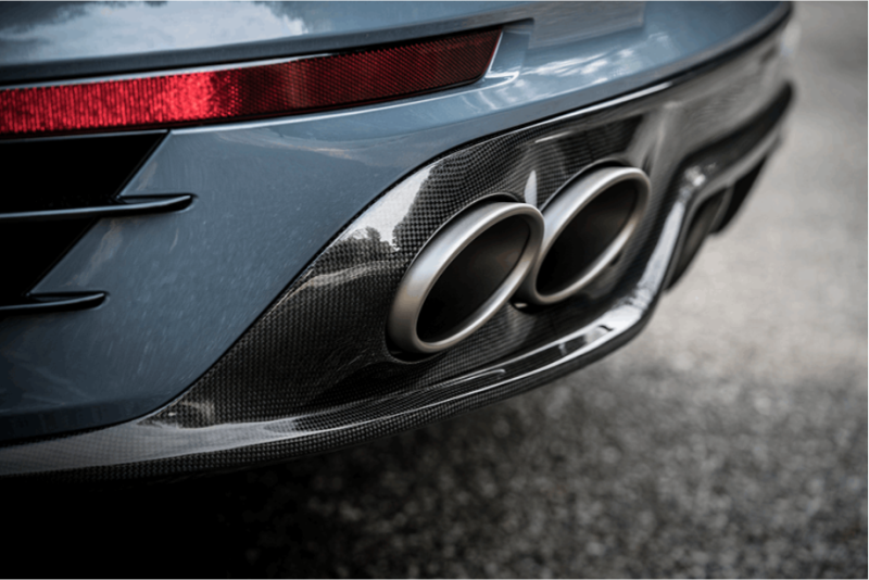 Akrapovic for 16-17 Porsche 911 Turbo/Turbo S (991.2) Rear Carbon Fiber Diffuser - High Gloss - Image 3