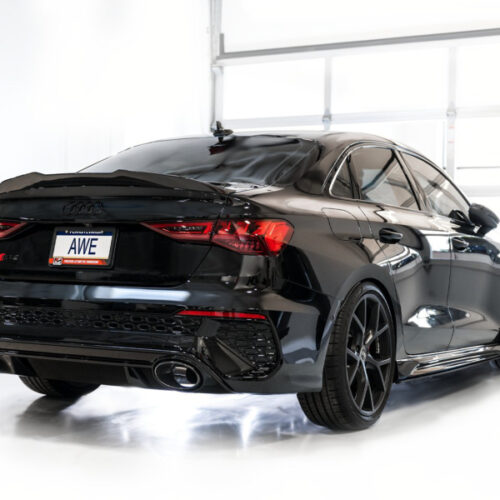 AWE Tuning Cat-Back Track Edition Exhaust System - No Tips for Audi 22-23 8Y RS3 - Image 7