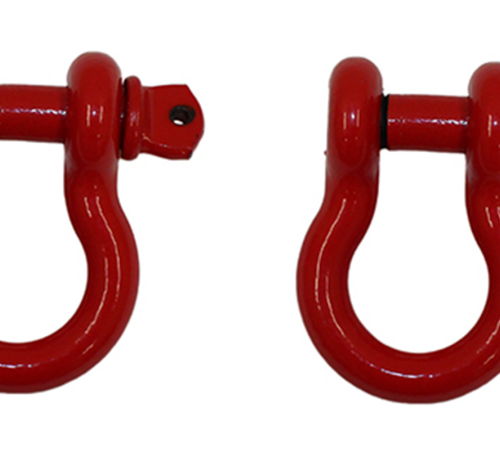 Alternative view of Fishbone Offroad D Ring 3/4In Red 2 Piece Set