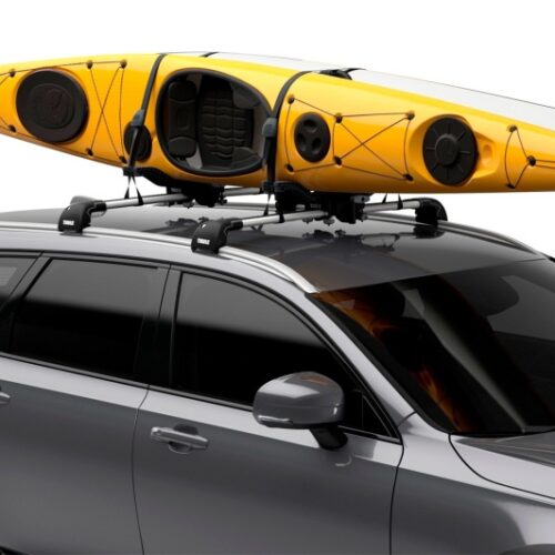 Thule Compass 4-in-1 Water Sport Roof Top Carrier (w/Integrated StrapCatch) - Black - Image 8