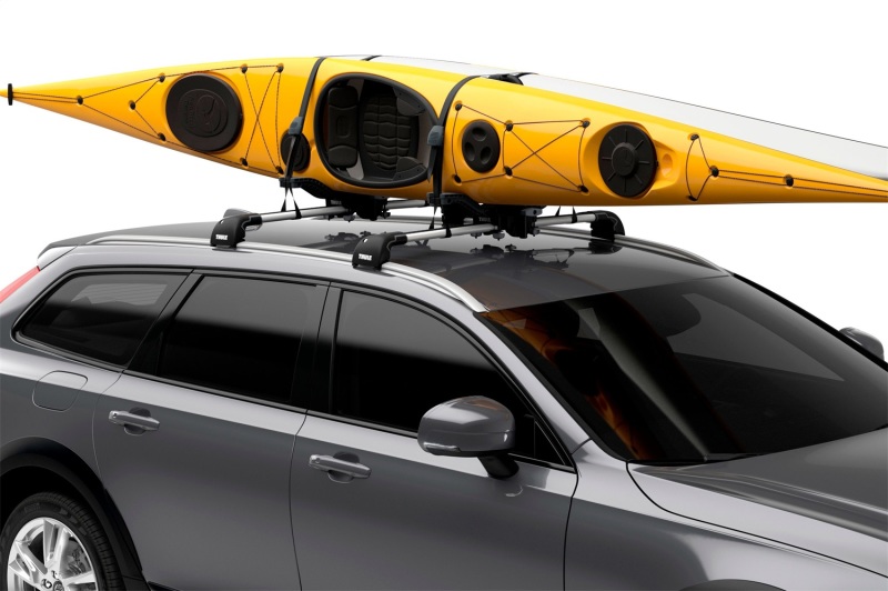 Thule Compass 4-in-1 Water Sport Roof Top Carrier (w/Integrated StrapCatch) - Black - Image 8