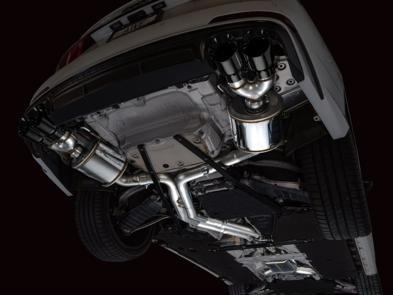 AWE Tuning Touring Edition Exhaust - Diamond Black Tips for 19-23 Audi C8 S6/S7 2.9T V6 AWD - Image 5