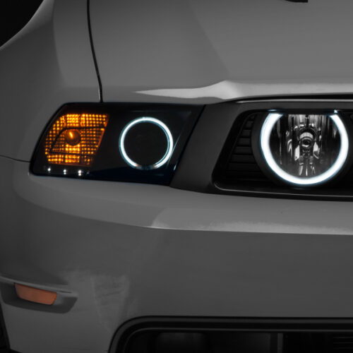Raxiom for 2005-2012 Ford Mustang GT LED Halo Fog Lights (Chrome) - Image 3
