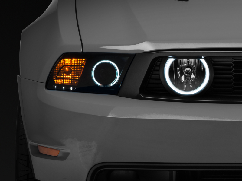 Raxiom for 2005-2012 Ford Mustang GT LED Halo Fog Lights (Chrome) - Image 3
