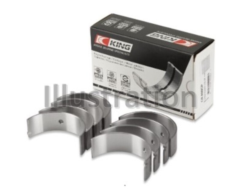 King Engine Bearings CR4398SM0.5 Honda L13A4/L15A (Size 0.5) Connecting Rod Bearing Set - Image 2