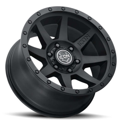 ICON Rebound 20x9 6x5.5 0mm Offset 5in BS 106.1mm Bore Double Black Wheel - Image 3