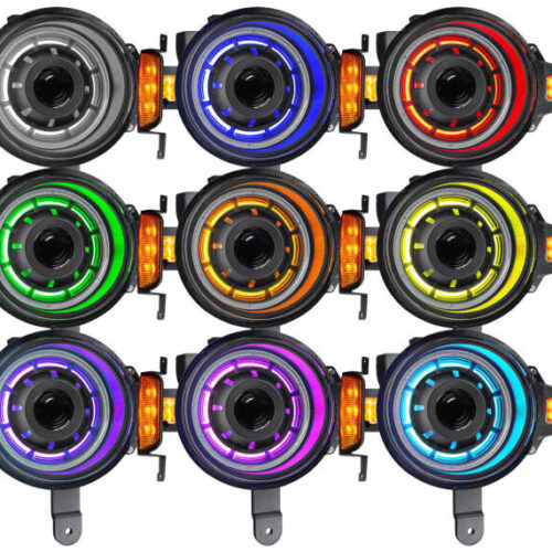 Oracle 2021+ Ford Bronco Oculus Bi-LED Projector Headlights - ColorSHIFT LED - Image 10