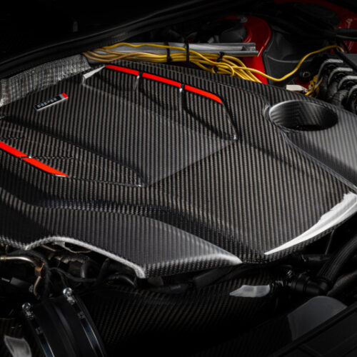 APR 19-24 Audi A6 Quattro/S4/S5/S5 Sportback/S6/RS5 EA839 (B9) 2.9T/3.0T Carbon Fiber Engine Cover - Image 5