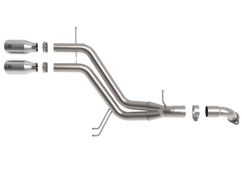 aFe Power Takeda 13-17 Hyundai Veloster L4-1.6L 2-1/2in 304 SS Axle-Back Exhaust w/ Polished Tips - Image 5
